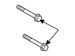 985658 - Cooling System: Front Bracket Bolt for Volvo Image