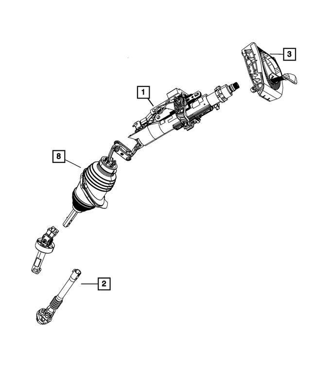 UU28XXXAD - Steering: Steering Column Shroud for Mopar Image image