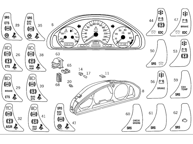 29870370 - Electrical Equipment and Instruments: Rubber Profile for Mercedes-Benz Image image