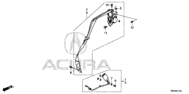 Seat Belts for 2019 Acura NSX #0