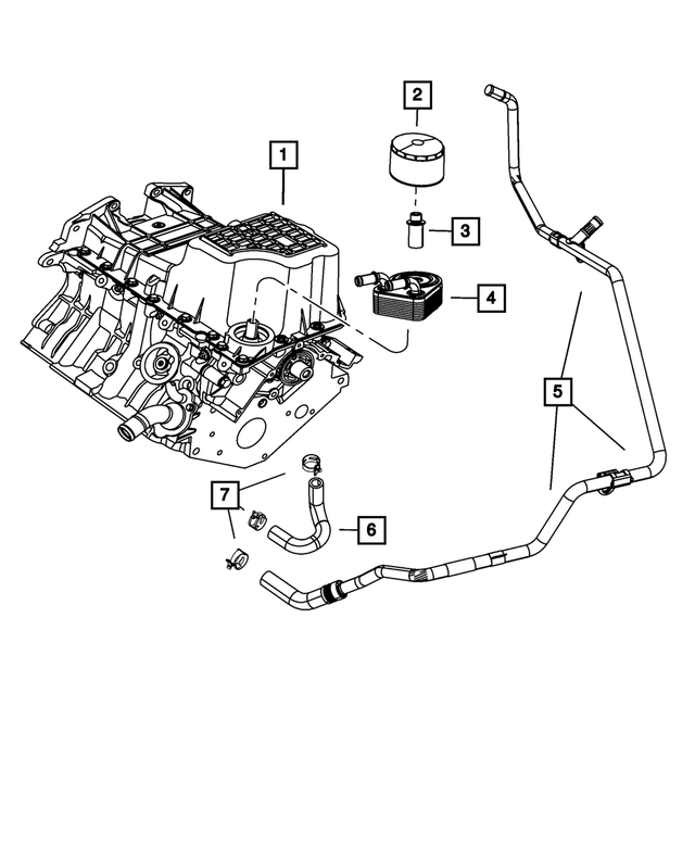« 68043599AA – Engine 3.5L Six Cylinder : Huile Carter pour Mopar Image »