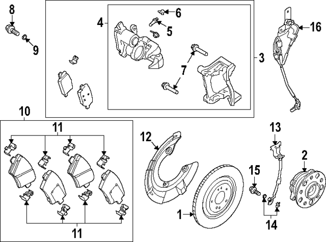 58311T6A24SBK - : Caliper Assembly for Hyundai Image