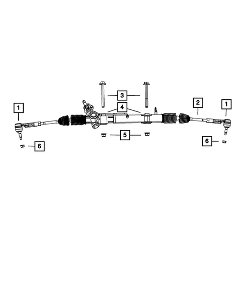 Steering Gear for 2009 Jeep Liberty #1