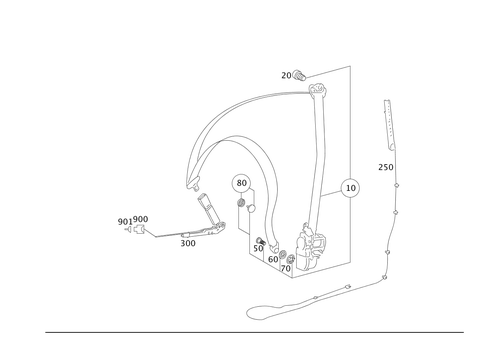 Front Seat Safety Belt for 2010 Mercedes-Benz S 550 #0