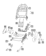 5175663AA - Interior Trim: Nut for Mopar Image