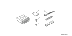 938910500808 - Accessory Components: SCREW-WASHER (5X8) for Honda Image