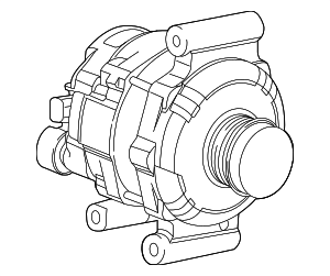 42848022 - : Alternator for Chevrolet: Malibu Image