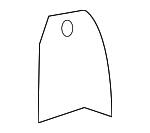 25169000278K67 - Body: Side Trim Panel Access Panel for Mercedes-Benz Image