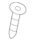 814563S000 - Body: Striker Screw for Kia: Cadenza, Carnival, EV6, EV9, Forte, Forte Koup, K4, K5, K900, Niro, Niro EV, Optima, Rio, Sedona, Seltos, Sorento, Soul, Soul EV, Sportage, Stinger, Telluride Image