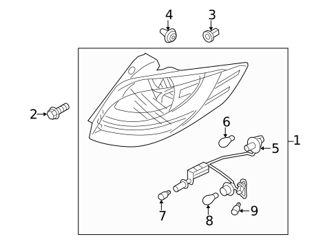 Bulbs - Chassis for 2015 Hyundai Veloster #1