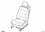52109064235 - Seats: Seat Leather Front Left for BMW: 840Ci, 840i, 850Ci Image image