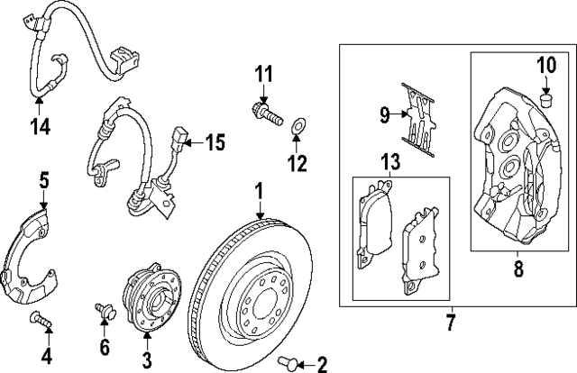 58130JI000CA - : Caliper Assembly for Hyundai Image