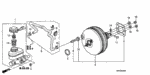 46186S0X003 - Chassis: NUT, LOCK for Honda Image
