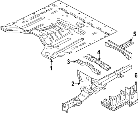 Floor & Rails for 2024 Ford Transit-150 #0