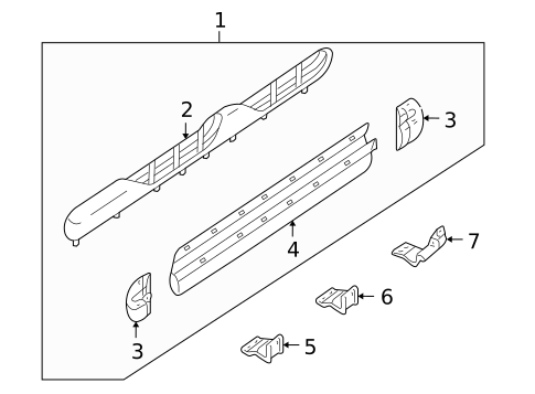 Exterior Trim - Pillars for 2007 Mercury Mariner #0