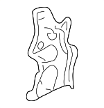 72170S10A01 - Body: Handle, Outside Protector for Honda: CR-V Image