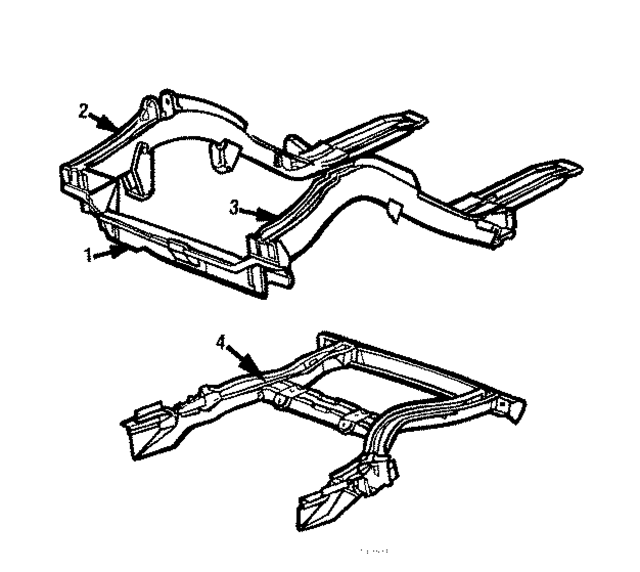 5218325 - Body: Front Crossmember for Mopar Image