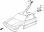 39152594004 - Electrical/Exhaust/Heater/Fuel: CAP, ROOF SEAL for Honda Image
