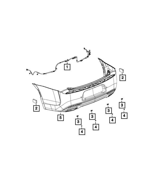 5MK60RFQAC - : Park Assist Sensor for Mopar Image