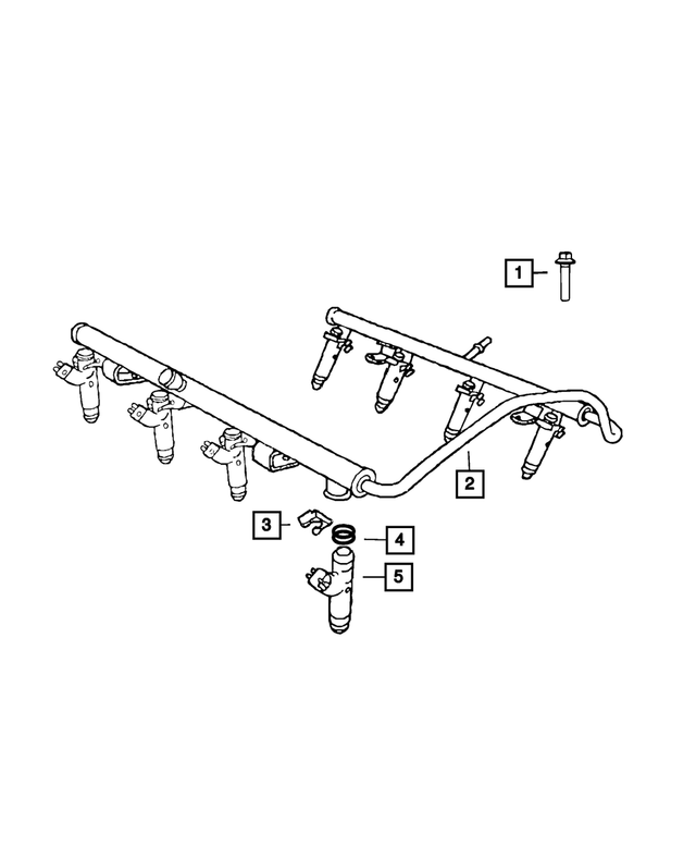 53032903AD - Fuel: Fuel Rail for Mopar Image