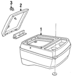 E9TZ18045A36D - Body: Console for Ford: F-150, F-250, F-350, F-Super Duty Image