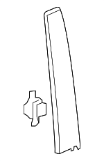 72430SZAA01 - : 2009-2015 Honda Pilot - Garnish Assembly R Front Door Sash for Honda: Pilot Image