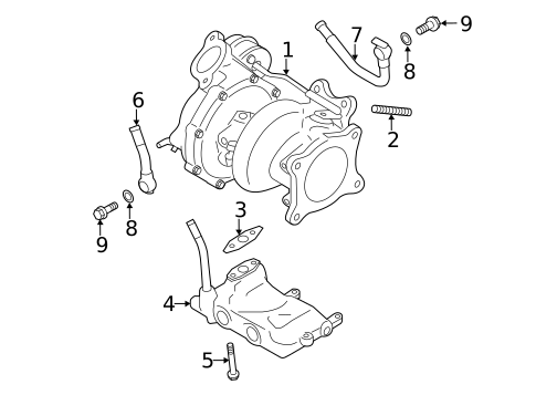 Turbocharger & Components for 2021 Subaru WRX | OEM Parts Online