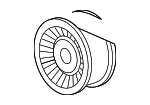 AJ813564 - Cooling System: Idler Pulley for Jaguar Image
