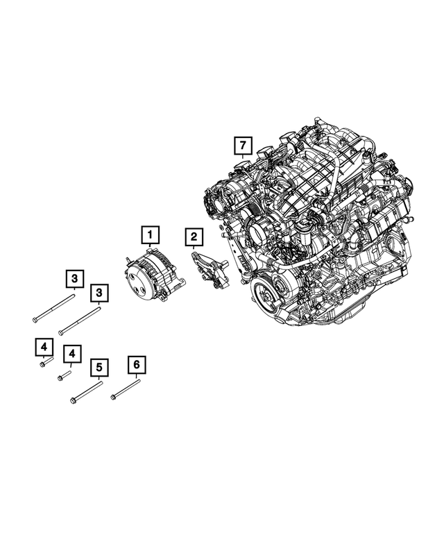 R6029803AA - Electrical: Engine Generator, Remanufactured for Mopar Image