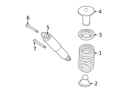 Shocks & Struts for 2019 Ford Transit Connect #1