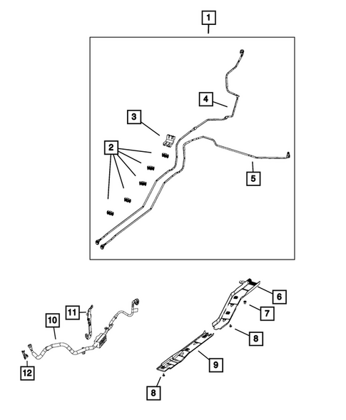 Fuel Lines and Tubes for 2026 Jeep Compass #0
