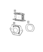 4672757AC - : Adaptive Speed Control Module Sensor And Bracket for Chrysler: Pacifica, Voyager Image