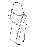 7155152E90 - Body: Seat Back Pad for Toyota: Prius C Image