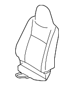 7107352R40B2 - : 2012-2014 Toyota Prius C - Seat Back Cover for Toyota: Prius C Image