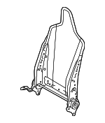 7164052341 - Body: Seat Back Frame for Toyota: Prius C Image