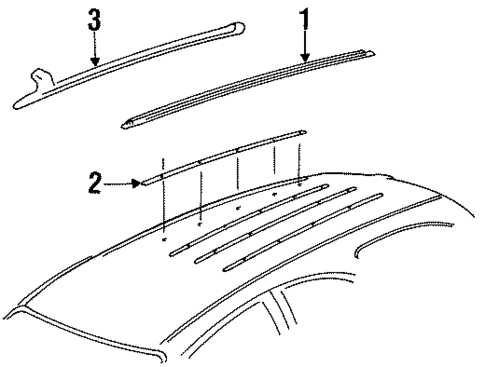 Luggage Carrier for 1996 Ford Taurus #0
