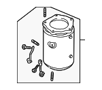 ZM0220500A - Exhaust: Pre-converter for Mazda: Protege Image