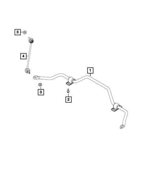 Front Stabilizer Bar for 2019 Fiat 500X #0