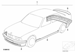 51719061649 - Retrofitting / Conversion / Accessories: Retrofit Kit M Aerodyn. Package for BMW: 525i, 530i, 535i, 540i Image image