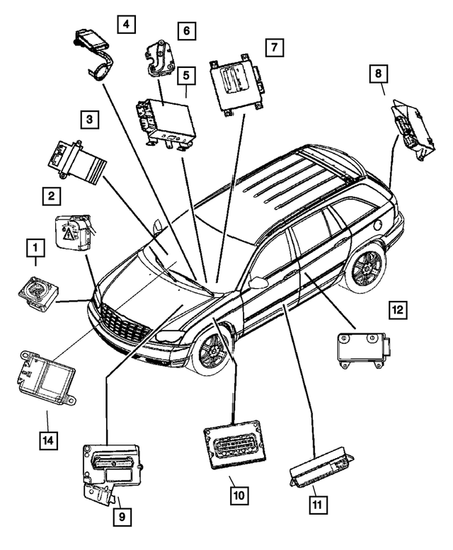 5142279AA - : Anti-Lock Brakes Module for Mopar Image