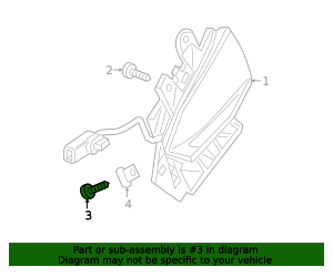 2018-2026 GM Rear Closure Center Applique Bolt 11549365 | OEM Parts Online