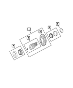 68257593AA - AS60T; 6 Speed HD; Automatic Transaxle: Transmission Differential Pinion for Mopar Image