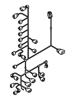 1C0971627FK - Electrical: Engine Harness for Volkswagen: Beetle Image