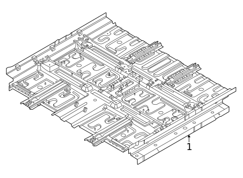 Floor & Rails for 2023 Kia EV6 #0