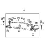 68222830AA - Cooling: Radiator Closure Panel Crossmember for Ram: 2500, 3500 Image