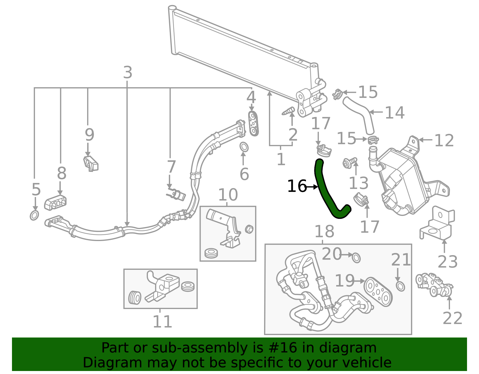 2020-2026 Cadillac CT4 Automatic Transmission Fluid Cooling Heat ...