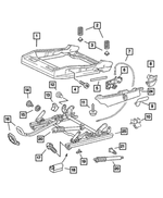 5166028AB - Interior Trim: Bumper Stop for Mopar Image