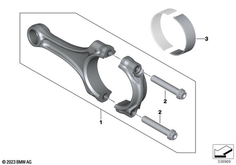 Connecting Rod with Bearing for 2026 BMW-Motorrad R 1300 RT #0