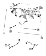 68412406AA - Electrical: Instrument Panel Wiring for Mopar Image