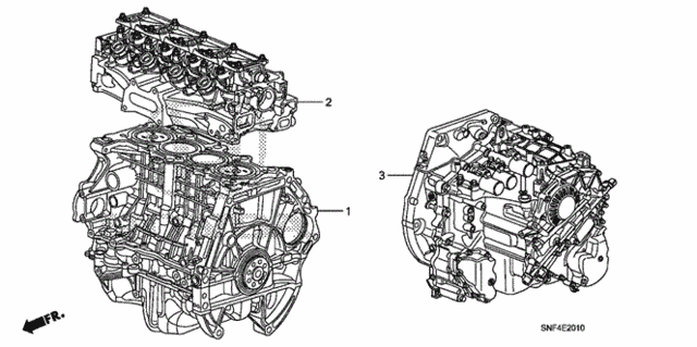 Engine Assy. - Transmission Assy. for 2006 Honda Civic #0